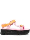 Camper Oruga Up Sandalen In Pink