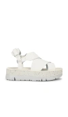 Camper Oruga Crossover Sandal White In White