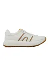 Camper Pelotas Athens Round-toe Lace-up Sneakers In White