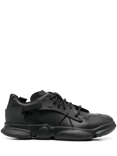 Camper Panelled Low-top Sneakers In Black