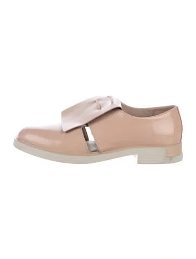 Pre-owned Camper Patent Leather Oxfords In Pink