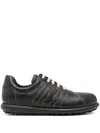 Camper Pelotas Ariel Contrast-stitch Leather Sneakers In Black