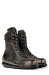 Camper Ariel Lace-up Leather Boots In Vintage Bronze