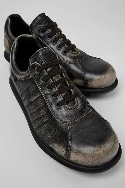 Camper Pelotas Ariel Iconic Leather Sneaker In Black, Men's At Urban Outfitters
