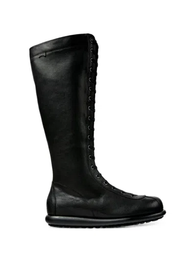 Camper Pelotas Ariel Lace-up Boots In Black