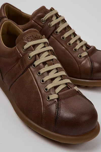 Camper Pelotas Ariel Leather Sneaker In Brown, Men's At Urban Outfitters