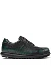 Camper Pelotas Ariel Leather Sneakers In Black