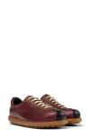 Camper Pelotas Leather Panelled Lace-up Sneakers In Brown