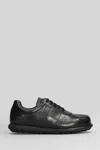Camper Pelotas Ariel Sneakers In Black Leather In Black