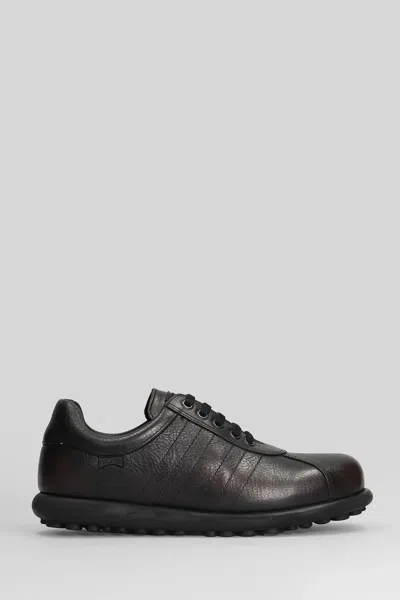 CAMPER PELOTAS ARIEL SNEAKERS IN BLACK LEATHER