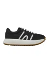 Camper Pelotas Athens Panelled Sneakers In Black