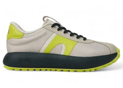 Pre-owned Camper Pelotas Athens Sneaker Lime Green (women's) Sneakers In Grey In Gray