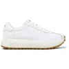 Camper Pelotas Athens Leather Sneakers In White