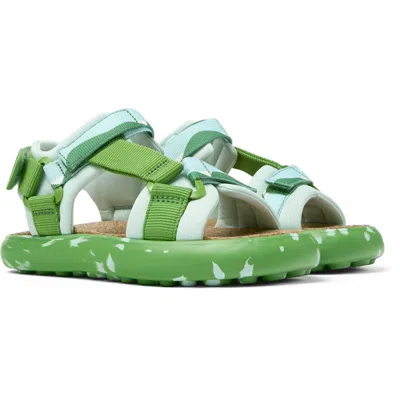 Camper Sandals For Women In Green,white