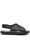 Camper Pelotas Flota Slingback Sandals In Black