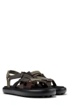 Camper Pelotas Flota Sandal In Green,black,grey