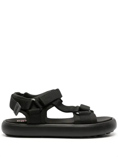 Camper Pelotas Flota Touch-strap Sandals In 黑色