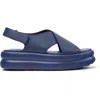 Camper Balloon Crossover-strap Sandals In Blue