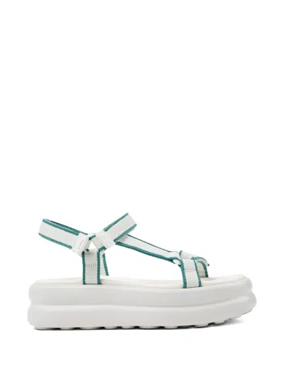 Camper Pelotas Flota Up Platform Sandals In White
