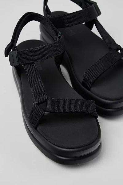 CAMPER PELOTAS FLOTA UP PLATFORM STRAP SANDAL IN BLACK, WOMEN'S AT URBAN OUTFITTERS