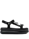 Camper Pelotas Flota Up Twins Sandals In Black