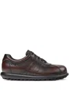 Camper Pelotas Leather Lace-up Sneakers In Red