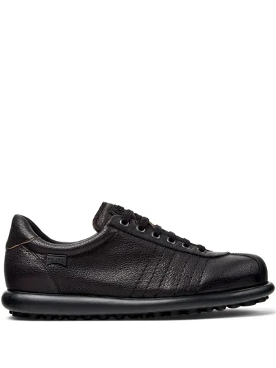 Camper Pelotas Leather Sneakers In Black