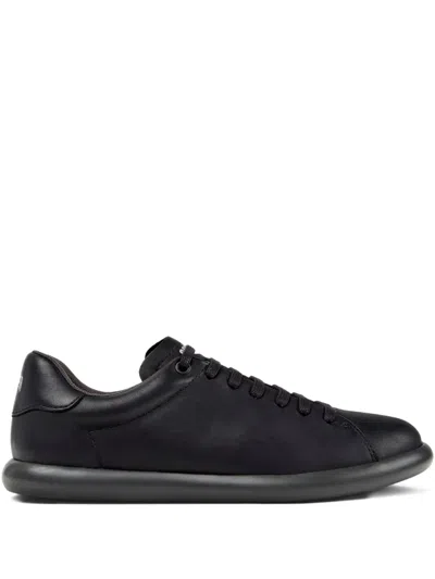 Camper Pelotas Leather Trainers In Black