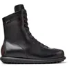 Camper Pelotas Ariel Lace-up Leather Biker Boots In Multi
