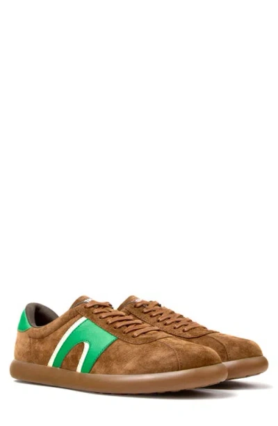 Camper Pelotas Soller Leather Sneaker In Brown