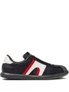 Camper Pelotas Soller Leather Sneakers In Black
