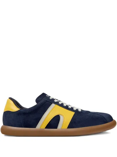 Camper Pelotas Soller Leather Sneakers In Blue