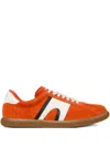 Camper Pelotas Soller Leather Sneakers In Orange