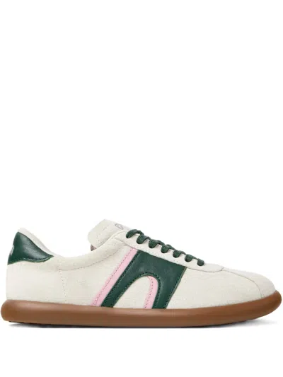 Camper Pelotas Soller Leather Sneakers In White