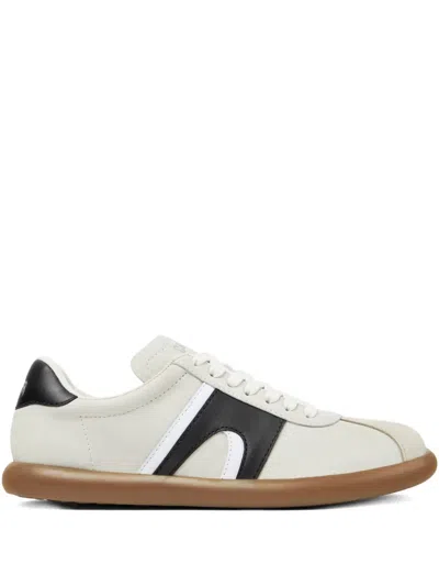 Camper Pelotas Soller Leather Sneakers In White