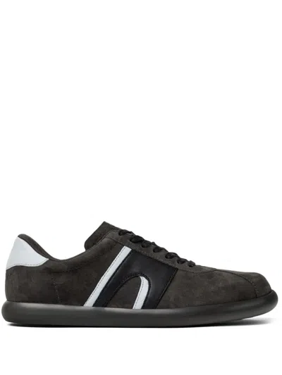 Camper Pelotas Soller Nubuck Leather Sneakers In Grey