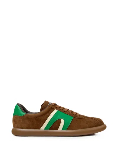 Camper Pelotas Soller Nubuck Leather Sneakers In Multi