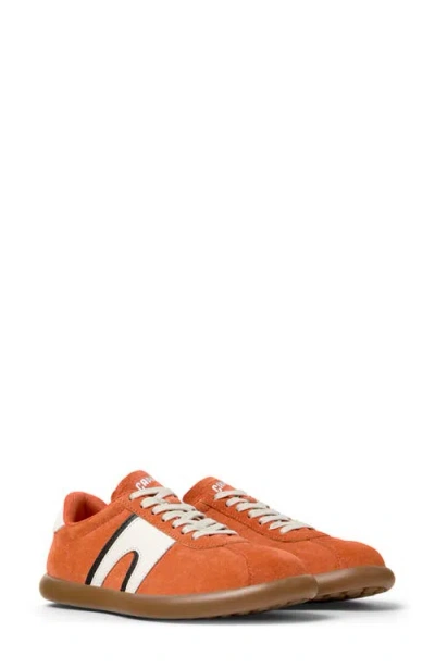 Camper Pelotas Soller Leather Sneakers In Orange