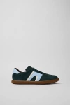 Camper Pelotas Soller Suede Sneakers In Green