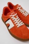 Camper Pelotas Soller Leather Sneakers In Orange
