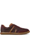 Camper Pelotas Soller Suede Sneakers In Brown