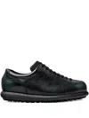 Camper Pelotas Twins Leather Lace-up Sneakers In Black