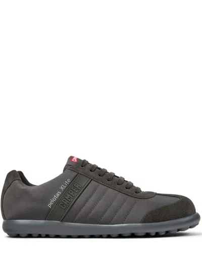 Camper Pelotas Xl Panelled Leather Sneakers In Green