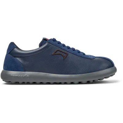 Camper Pelotas Xlf Leather Sneakers In Blue
