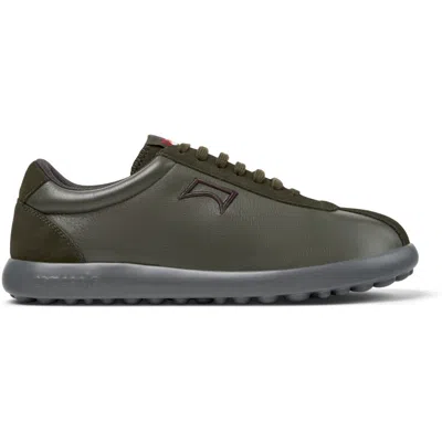 Camper Pelotas Xlf Leather Suede Sneakers In Brown