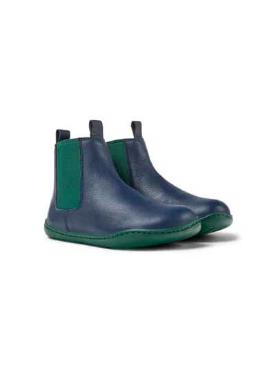 Camper Kids' Peu Cami Ankle Boots In Blue