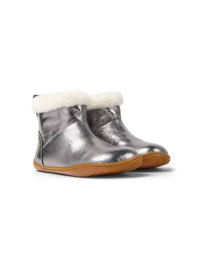 Camper Kids' Peu Cami Ankle Boots In Grey