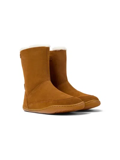 Camper Kids' Peu Cami Boots In Brown