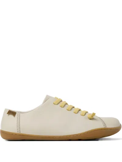 Camper Peu Cami Lace-up Leather Sneakers In Neutral