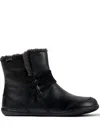 Camper Peu Cami Leather Boots In Black
